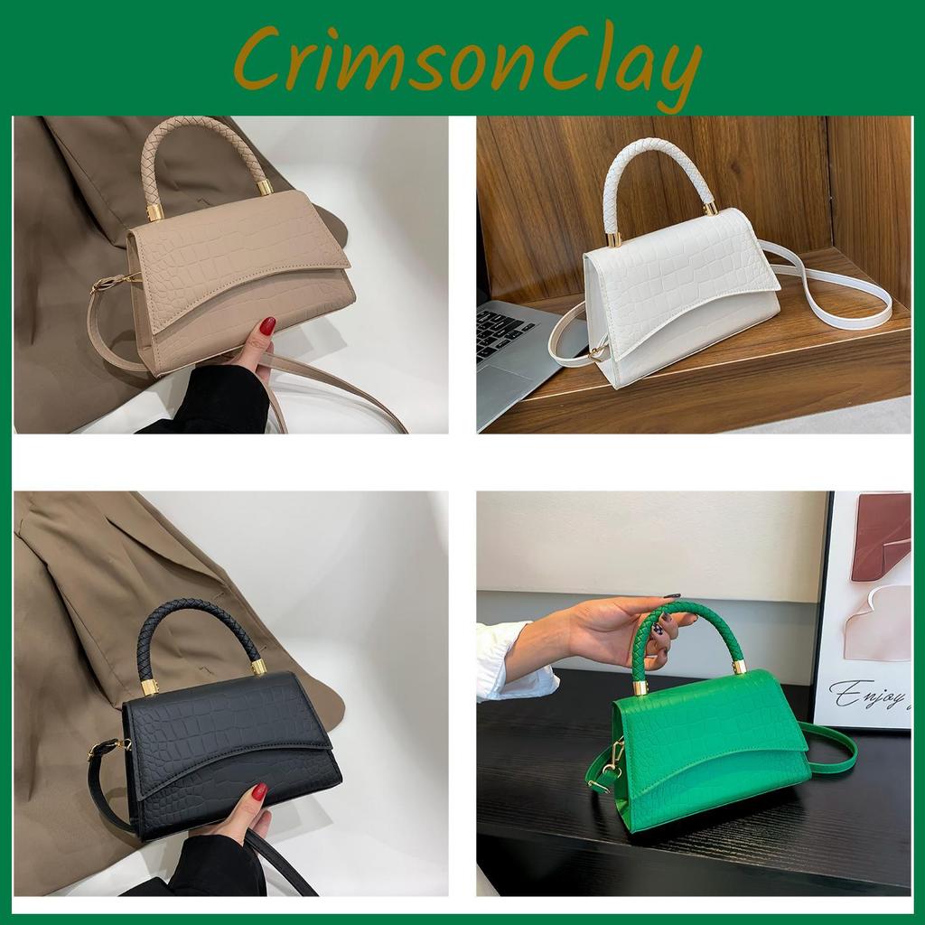 Street Style Pu Small Square Bag For Women With Stitch Detailing For Daily Use