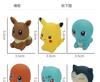 6Pcs Cartoon Anime  Figures Bath Shower Play Kawaii Water Bath Toys for pikachu Sprinkling Shower Swimming Toys