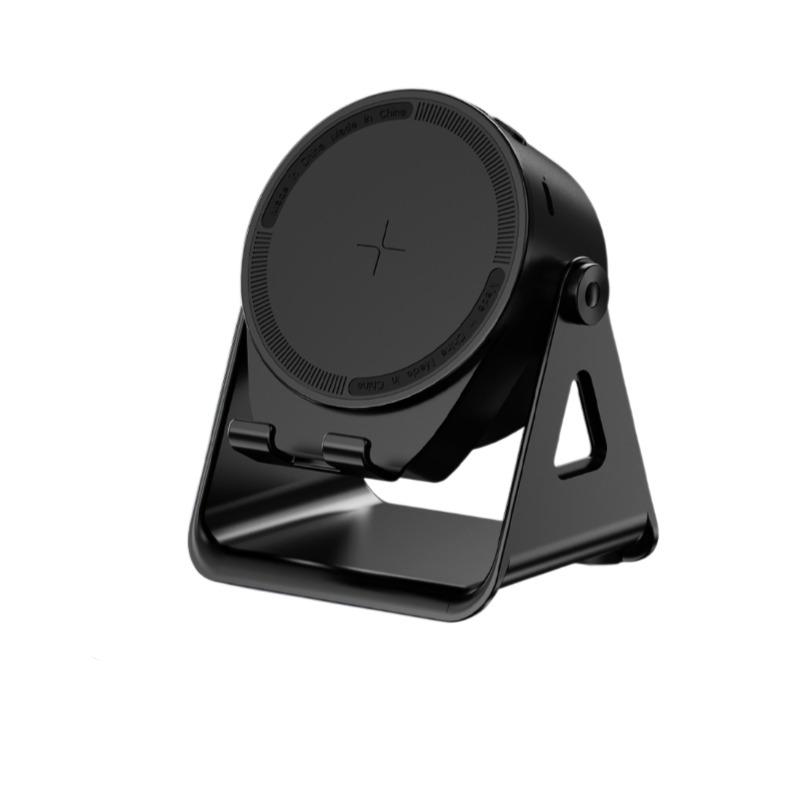 

Smart Speaker Cell Phone Holder Bluetooth V5.3 Induction Stand Speaker Adjustable Desktop Live Lazy Bracket