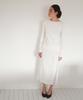 BLANKROOM HER Sena Midi Skirt_White