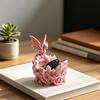 Dragon-shaped Miscellaneous Bowl Fantasy Crystal Cave Dragon Decor Storage Dish for Keys Coins