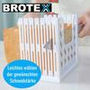 BROTEX Bread Cutting Aid Bread Cutter Cutting Aid Bread Cake Vegetables Cheese