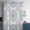 Bohemian Mandala Flower Sheer Curtains For Living Room Bedroom Home Decor Kitchen Tulle For Windows Voile Drapes