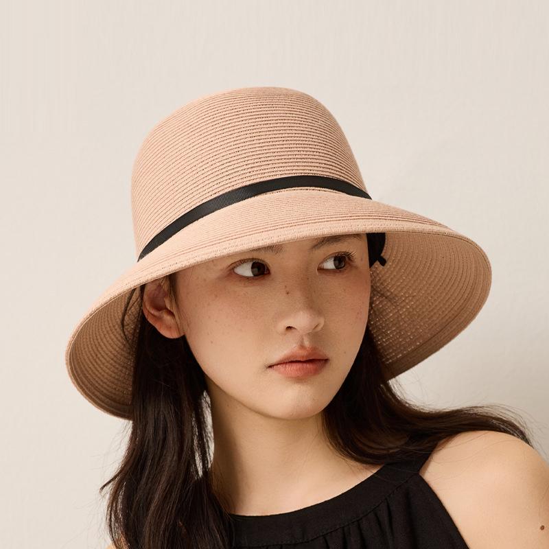 Straw Hat Women's Summer Sun Hat Seaside Holiday Sunscreen Fisherman Hat