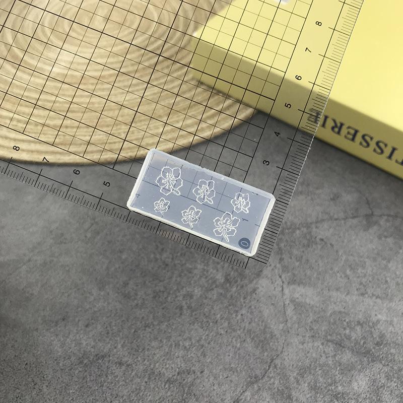 3D Rose Flower Silicone Nail Mold Ocean Style Shell Starfish Nail Transparent Mold Diy Nail Art Decoration Manicure Design Tools