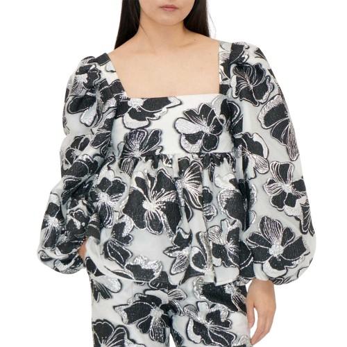 Stine Goya Womens/Ladies Square Neck Long-Sleeved Blouse