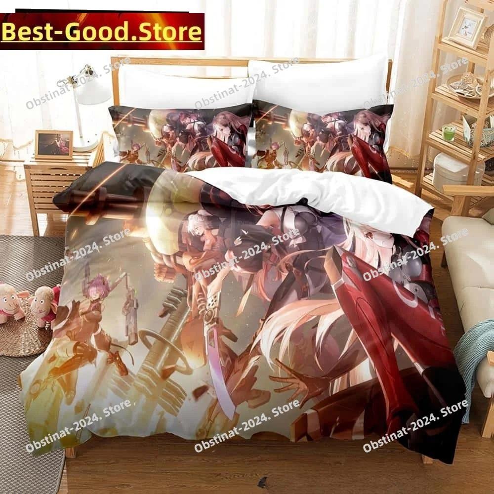 3D Game Tower of Fantasy Anime Bedding Set Duvet Cover Full Queen King Size Pillowcase Bed Print Aldult Kid Bedroom Single Twin