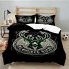 Bucks Team Logo 3pcs Bedding Set,Including 1pc Duvet Cover And 2pcs Pillowcases Perfect Gift for Christmas,Ideal for Bedroom, Dormitory