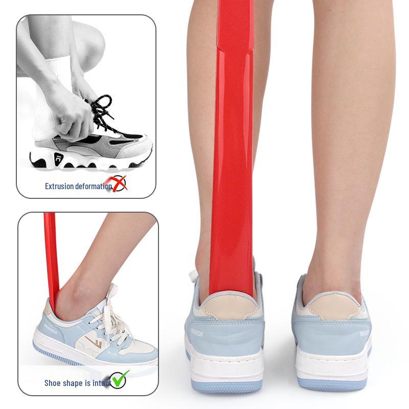 Calțător de Pantofi Colorat Extra Lung Gros din Plastic – Fără Îndoire pentru Persoane Vârstnice, Gravide sau Ajutoare pentru Pantofi Leneși