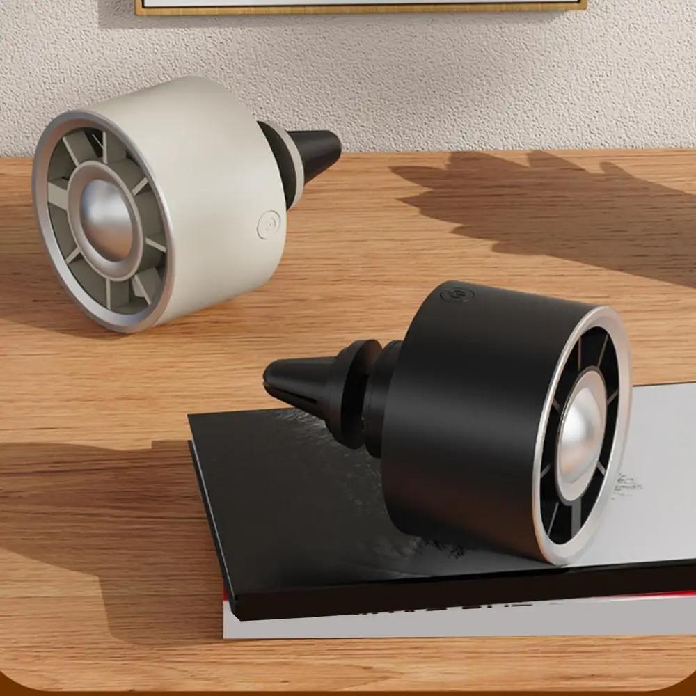 Clip da Bocchetta dell'Aria Montato su USB Ventola Piccola Clip per Bocchetta dell'Aria Condizionata per Auto Ventola Regolabile a 3 Velocità LED Colorato Ventola Elettrica Per la Vita Quotidiana Interno Auto