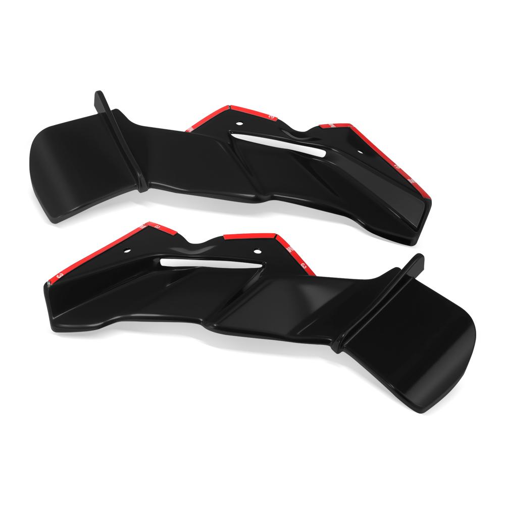 For ZX-6R ZX636R 2024 2025 Motorcycle Frontal Spoilers Downforce Winglet Aerodynamic Wing Front Spoiler lower shroud front wing