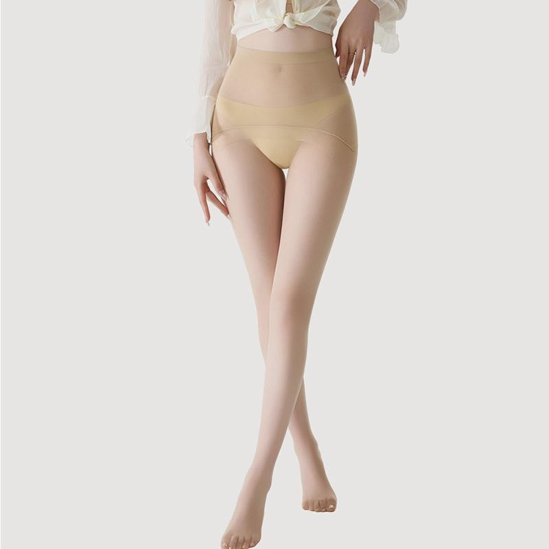 

1/4 Pairs Nylon Seamless Pantyhose 5 Denier Seamless Crotch Ultra-Thin Sheer Tights Silky Control Top Pantyhose Summer Stocking Y14367YY-40-65kg