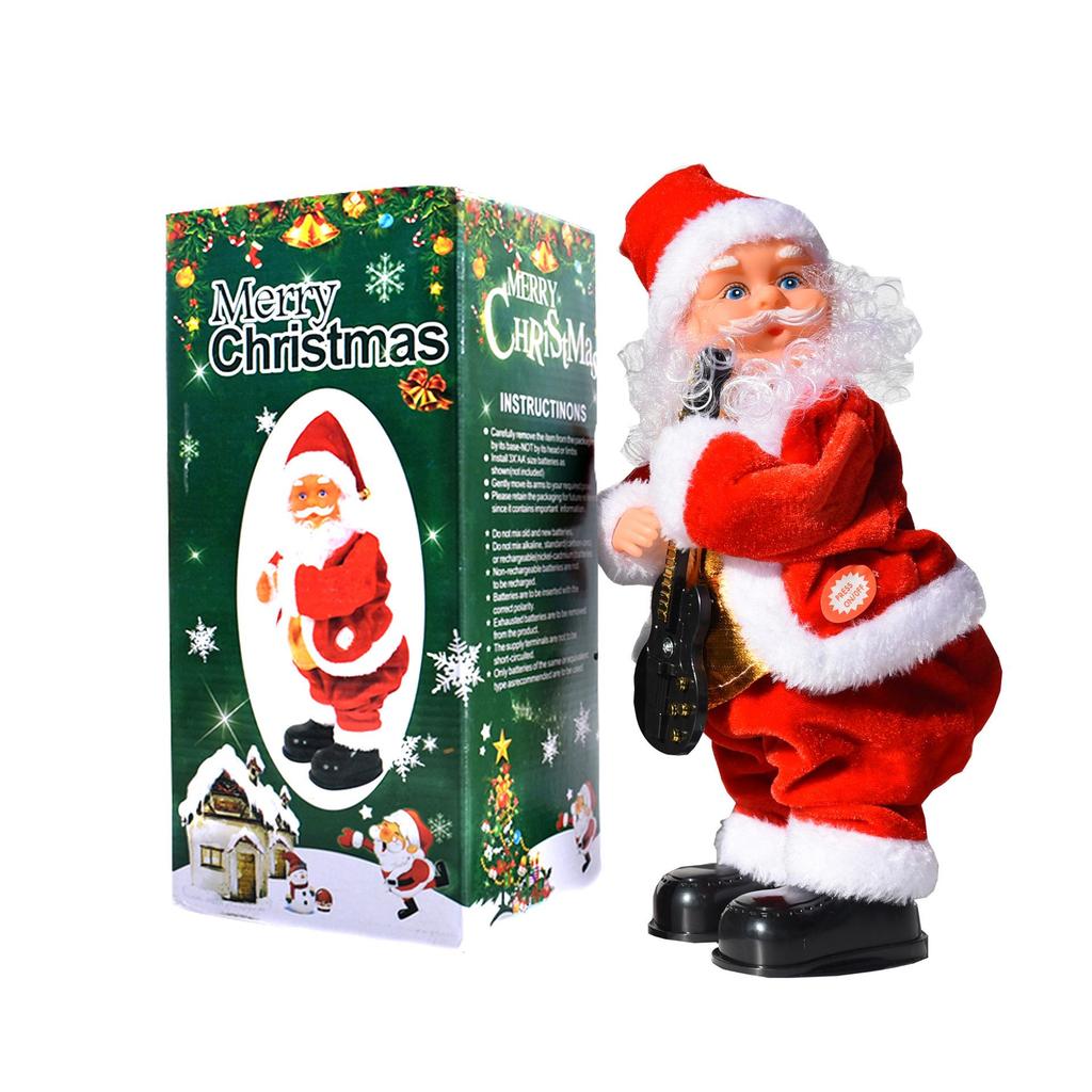 Electric Santa Claus Dancing Ornament - Christmas Music & Motion Decoration Gift