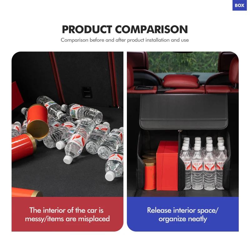 2025 Hot Car Trunk Organizer Big Capacity Folding Tidying Storage Box For Mazda Atenza Demio CX3 CX5 CX7 CX30 MX3 MX5 Speed MPE