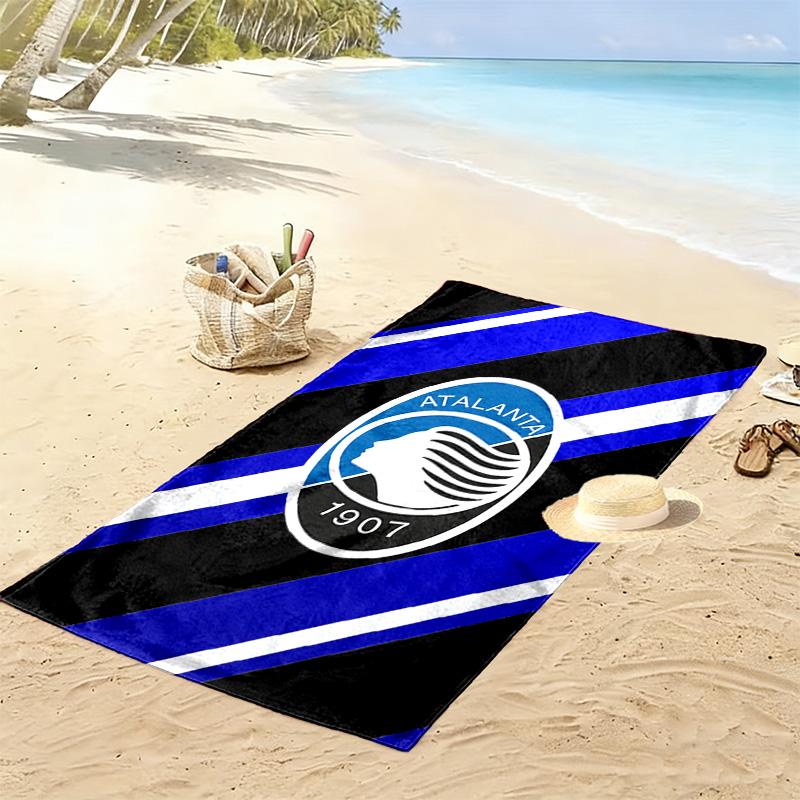Asciugamano da Spiaggia Stampa Atalanta, Asciugamano Grande Morbido Asciugatura Rapida per Spiaggia Campeggio Nuoto
