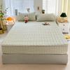 Sleeping Grid Skin Friendly Pure Cotton Thick Bed Sheet