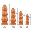 Oversized Silicone Triple Bead Tower Shaped Anal Plug Female Sm Erotic Toys Vestibular Dilator Adult Masturbation Supplies