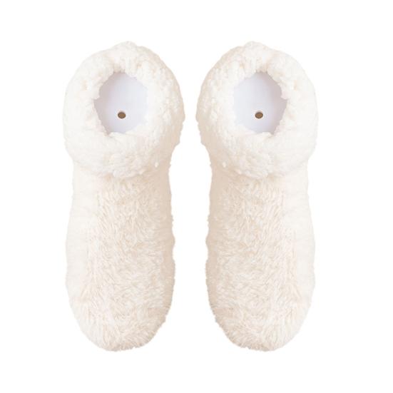 Fluffy Winter Ankle Socks Women Fuzzy Slipper Socks with Grips Plush Warm Non-slip Low Cut Socks for Home Lounging