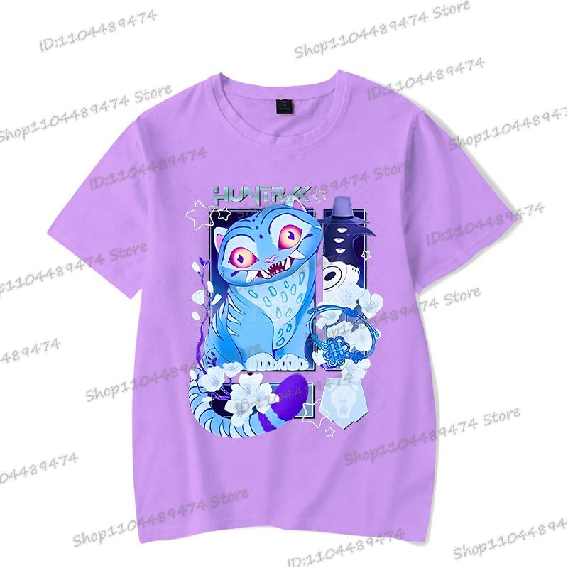 Hip Hop KPop Demon Hunters Women Streetwear T-shirts Casual Classic 2025 Summer Short Sleeves T Shirt Men Korean Anime Tees