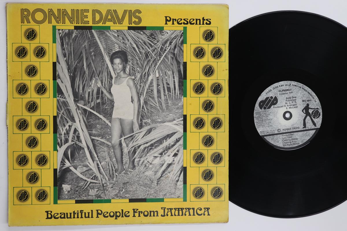 

LP Record RONNIE DAVIS Presents Beautiful People From Jama DLP5028 DIP 1976 UK Reggae Ska Dub Used
