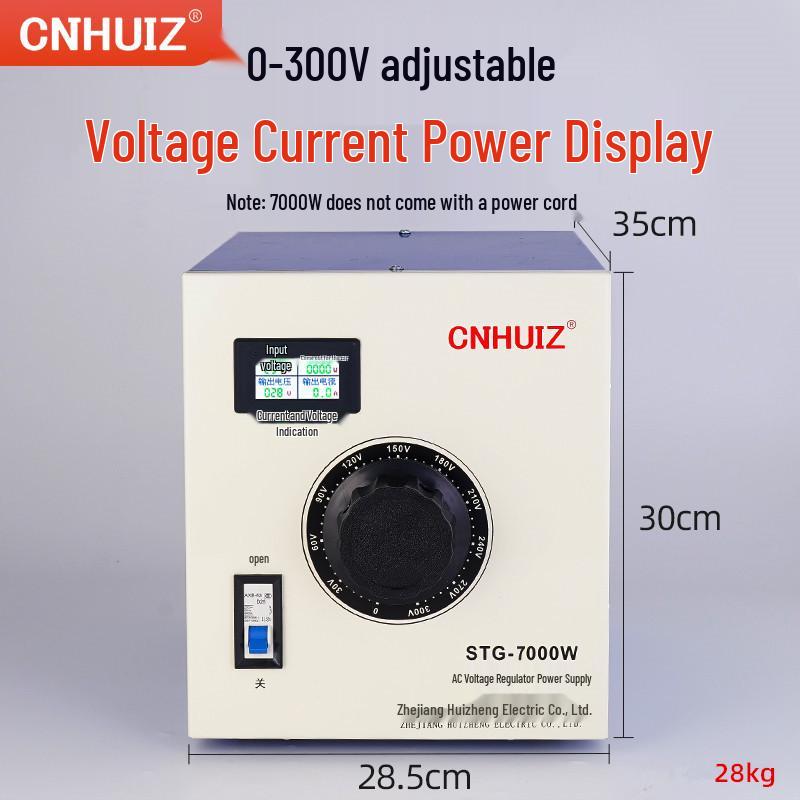 220V Household Single-Phase Voltage Regulator, STG-500W Adjustable Transformer, 0-300V Power Supply