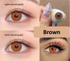 Color Contact Lenses With Soft Colored Lenses 1 Pair 14.2 Mm Natural Color Lenses for Vision Eye Lens