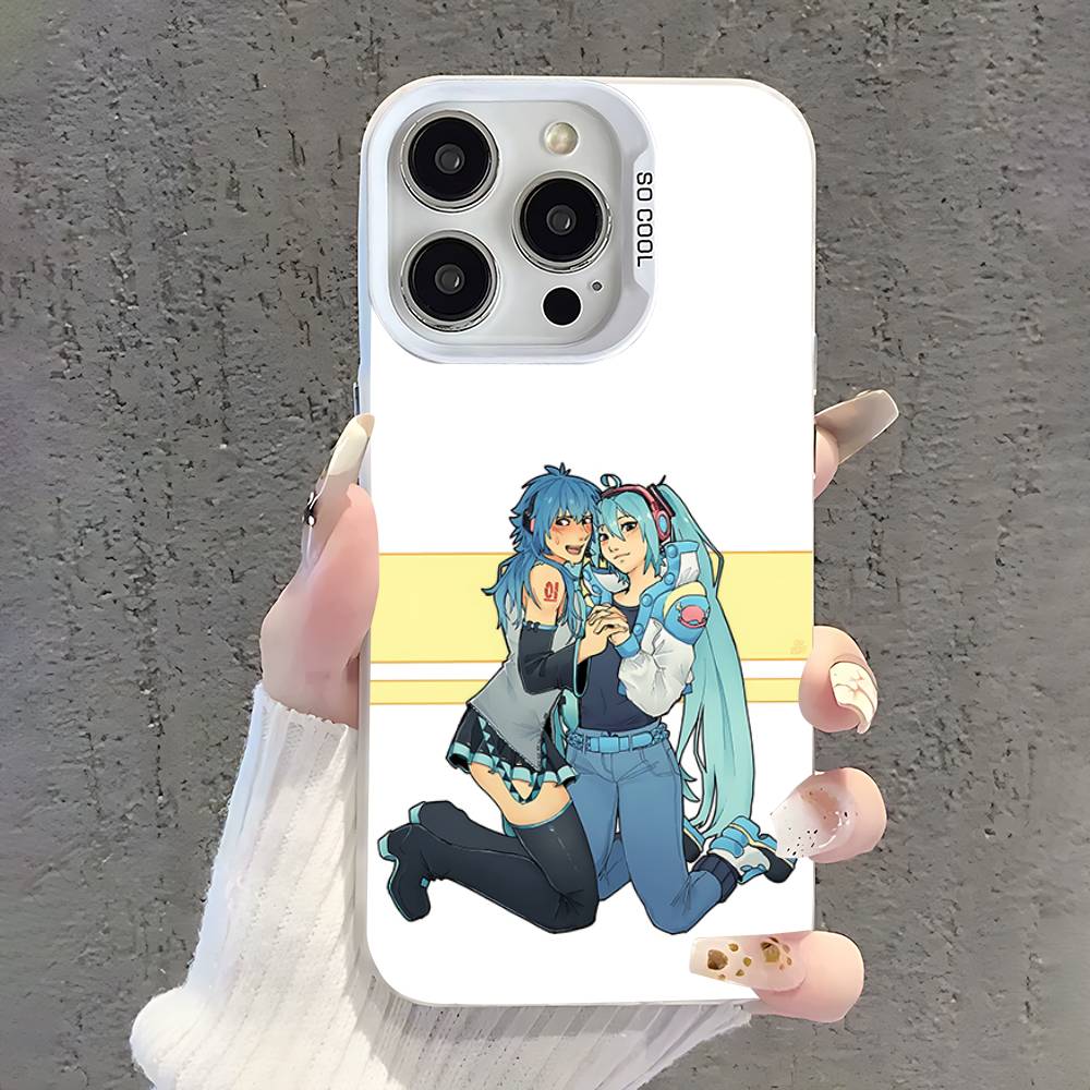 Game D-Dramatical M-Murder Phone Case For iPhone 17,16,15,14,13,12,11,Pro,XS,Max,Plus,Mini,SE White Candy Matte Shockproof Cover