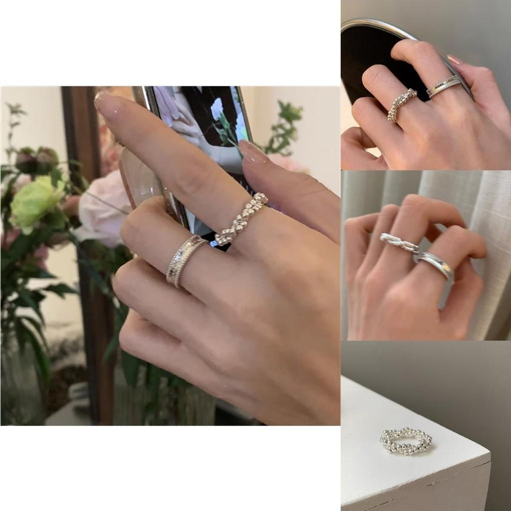 Bague Élastique Élégante à Perles Style Coréen Pour Femmes Design Chic Simple 2023