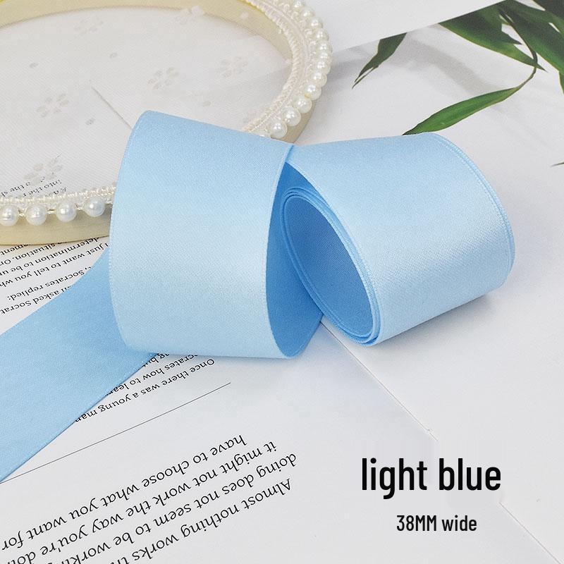 38MM Korean Matte Cotton Ribbon Hair Accessories for DIY Clips