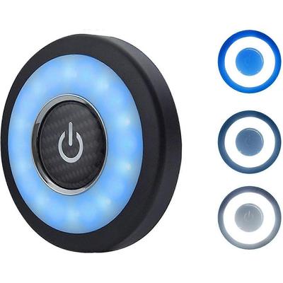 Autodachleuchte (3 Lichtfarben), Kabellose wiederaufladbare LED-Leuchte mit magnetischem Saugnapf für Fahrzeug, Wohnmobil, LKW, Camping, Schlafzimmer