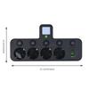 EU Plug Power Strip AC Outlets Multitap Electrical Wall Socket Extension Cord With USB C Ports Fast Charging Wall socket