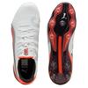 Puma King Ultimate FG AG Untamed Pack Unisex Sneakers White Silver Glowing-Red 108821-01