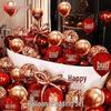 Pomegranate Red Wedding Balloons - 10 Inch Romantic Party & Proposal Décor