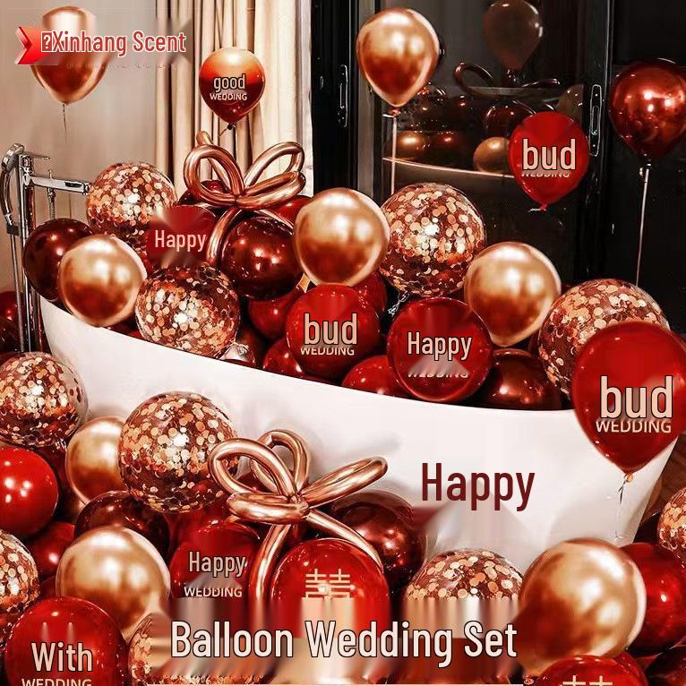 Pomegranate Red Wedding Balloons - 10 Inch Romantic Party & Proposal Décor