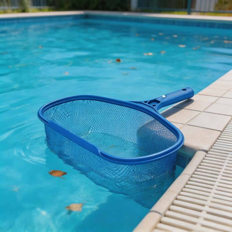 Thickened Frame Pool Skimmer Net Efficient Pool Cleaning Tool Large Capacity Pool Net Deeper Efficient Debris Removal