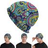 Ethnic Bohemia Style Paisley Pattern Men Women Adult Beanies Caps Knitting Bonnet Hat Warm  Autumn Winter Outdoor Skullies Hats