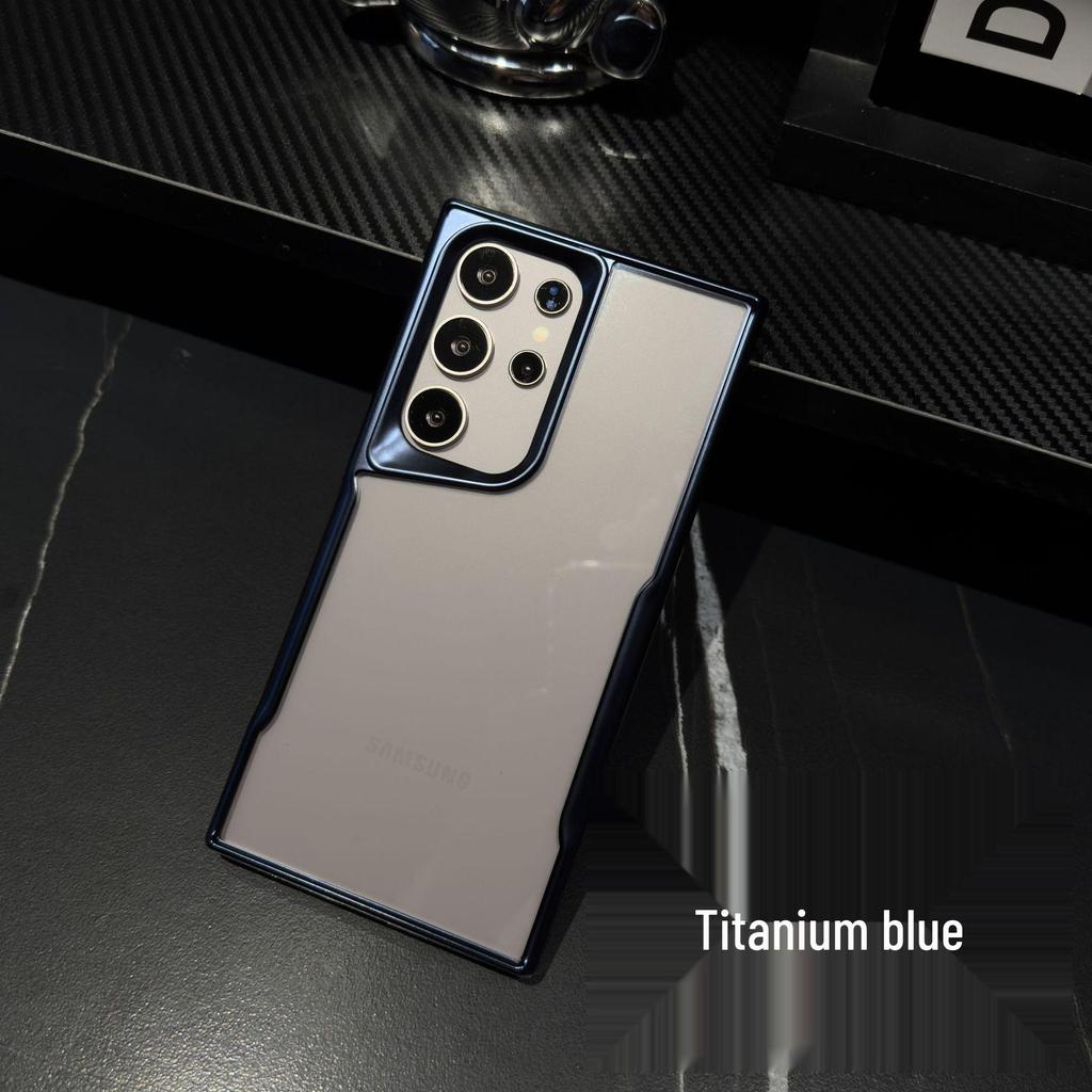 Samsung S24 Ultra Slim Phone Case - Electroplated, Drop-proof TPU Cover for S23/S22P