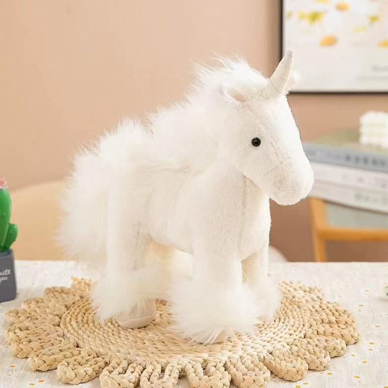 Pony Unicorn Adorable Plush Toy Animal Hugger Office Desk Ornament Gift Home