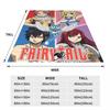 Fairy Tail Blankets Soft Warm Flannel Throw Blanket Cover for Bed Living Room Picnic Travel Home Sofa
