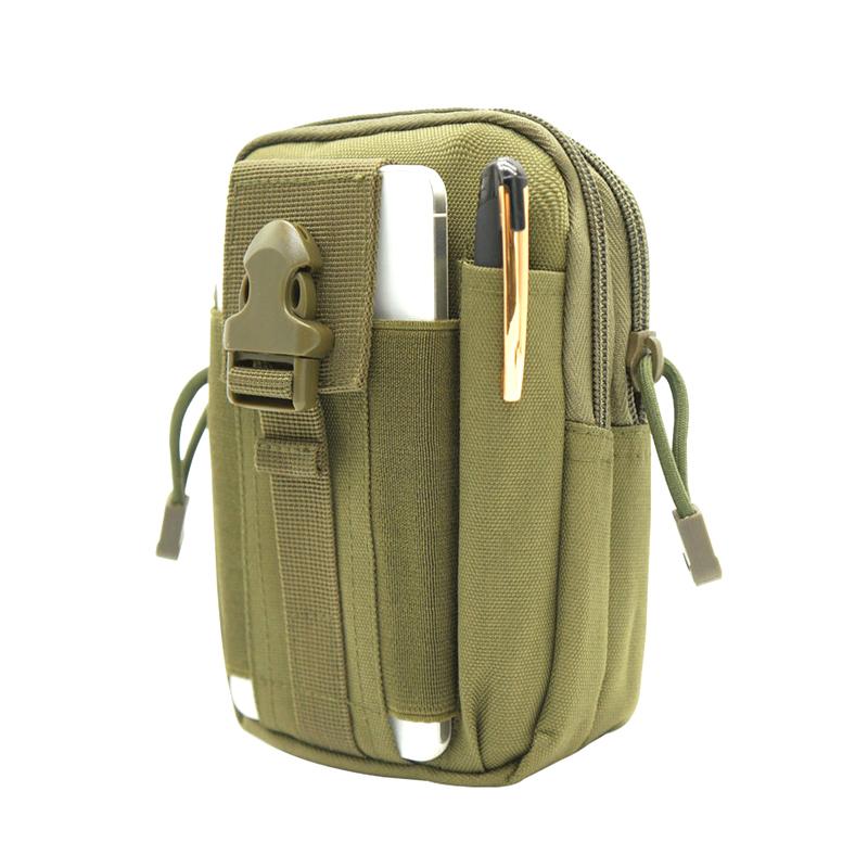 Venkovní sportovní multifunkční taška na příslušenství s velkou kapacitou, závěsná taška na mobilní telefon, taktická ledvinka
