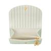 Louis Vuitton Rosalie S-Lock Blume Anhänger Dekorative Streifen Detail Leder Geldbörse Damen Geldbörse Minzgrün M29805