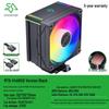SNOWMAN Ice Man MT6 CPU Cooler: Single Tower with 6 Heat Pipes, Digital Display, ARGB Air Cooling, Compatible with AM5/1700 Platforms.