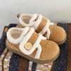 Fleece Birkenstock cotton shoes Velcro new winter thick-soled non-slip warm thickened snow boots
