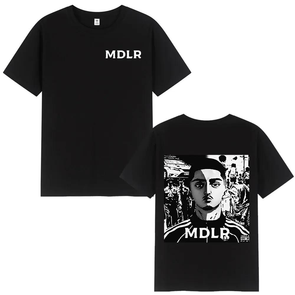 Rapper Morad MDLR Graphic T-shirt Hip Hop Street Short sleeve T-shirt High quality cotton T-shirt for men and women