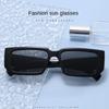 2pcs Square Vintage Sunglasses Women Designer Sun Glasses Fashion UV400 Protection White Popular Outdoor
