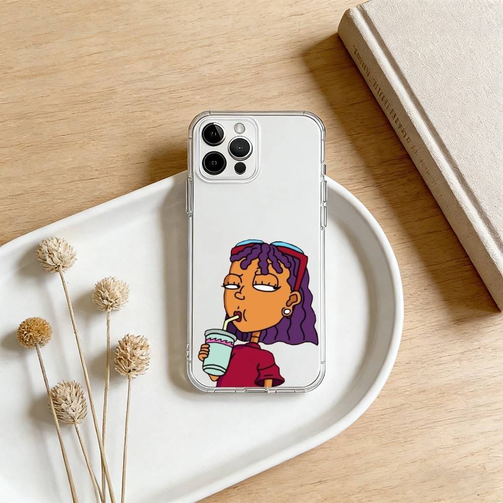 Funny Cartoon R-Rugrats Phone Case For iPhone 17 16 15 14 13 12 11 Mini Pro Max Plus Transparent Cover