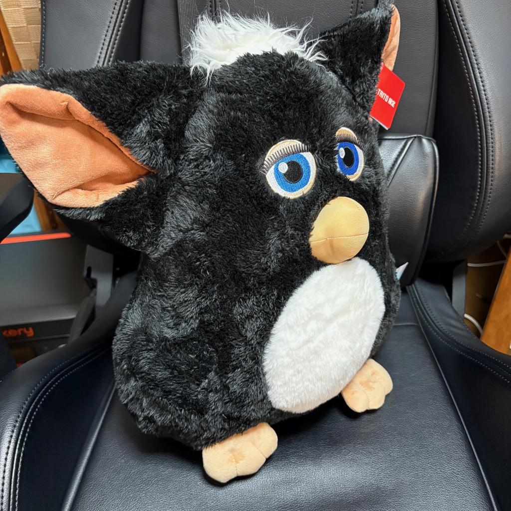 Furby Plush Toy Retro Furby ver.2 Big Extra Large Black Approx. 35cm