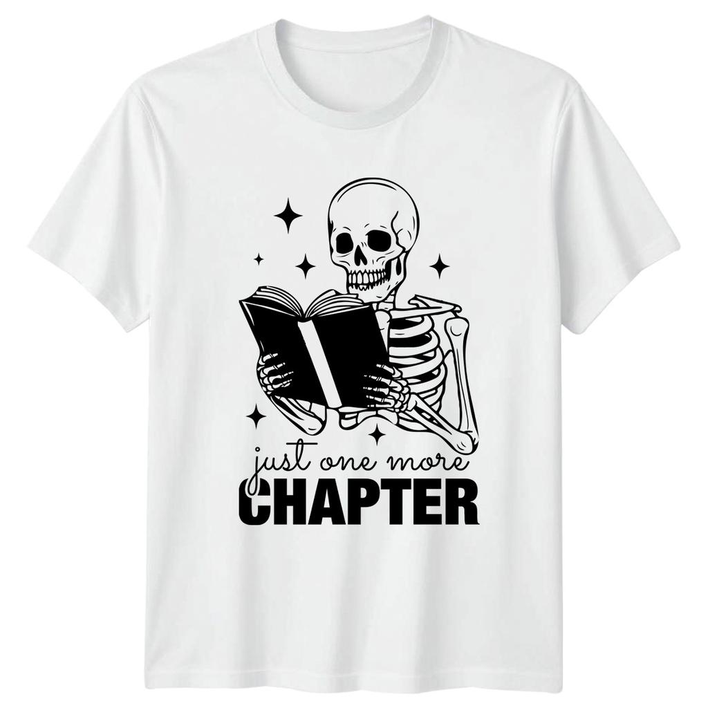 Just One More Chapter TShirt Bookworm Reading Birthday Gift For Him And Her