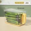 JINGRX Transparent Refrigerator Storage Box