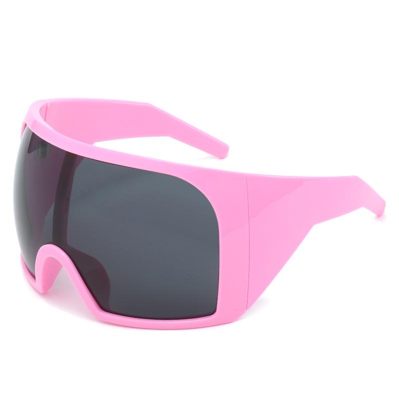 

2023 Cross-Border Oversized Wraparound Futuristic Sunglasses for Men and Women Regular